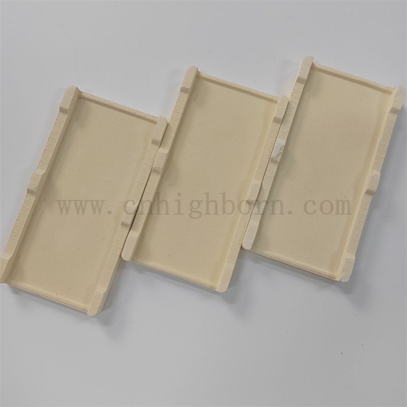 Réfractaire Rectangulaire Zircone Ceramic Saggar Zro2 Ceramic Ceramic pour la fusion d'or