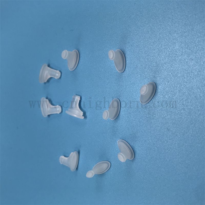 Pièces en caoutchouc en silicone transparent 