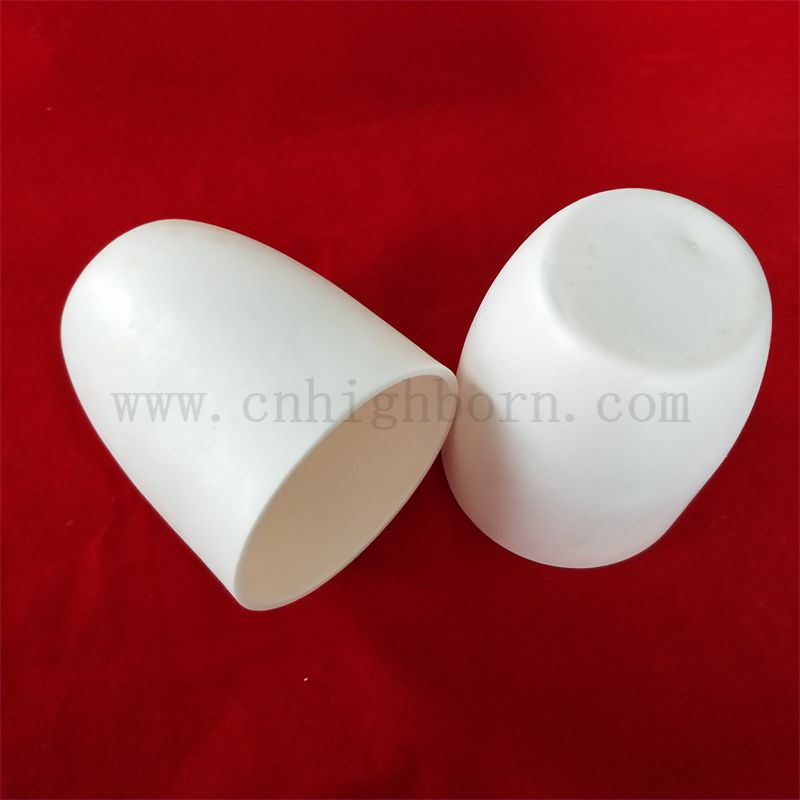 Alumine à haute température à haute température 99% AL2O3 Alumine Arc Ceramic Merting Crucible Pot pour le laboratoire