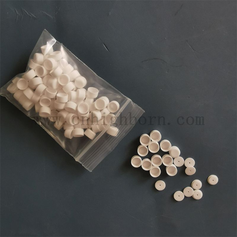 AL2O3 AL2O3 Cerramic Cricible Crucible Alumine Analyse thermique en céramique Small Pot avec couvercle