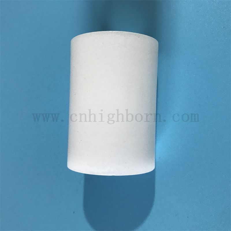 Taille personnalisée résistante à la chaleur opaque tube en verre de silice fusionnée 