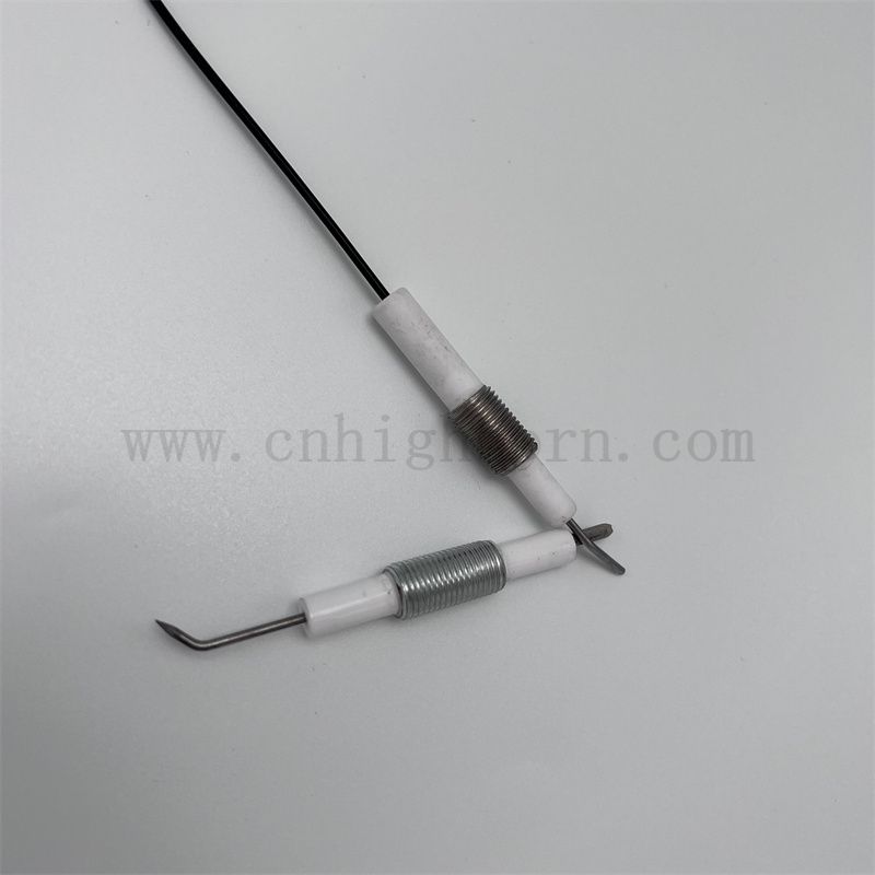 95% AL2O3 Alumine Céramique Culte Allumage Électrode Piezoélectrique Céramique Liquide Niveau Ignteur