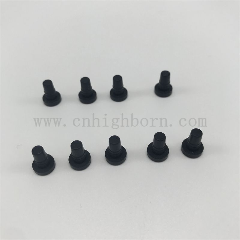 Petit bouchon conique solide solide à haute chaleur résistant en silicone en caoutchouc