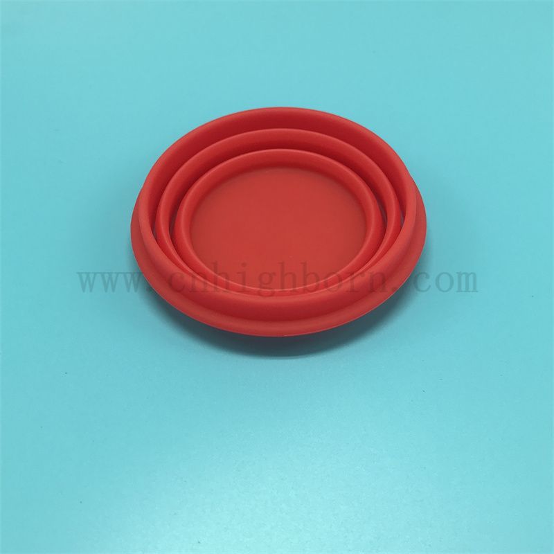 Bol de bol de pliage en caoutchouc portable de qualité alimentaire alimentaire