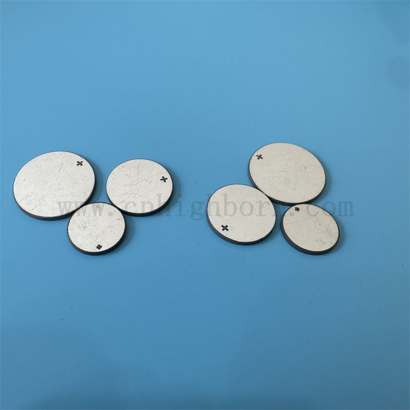 Piezoélectrique Plaque de beauté ultrasonique Céramique Disque céramique double face