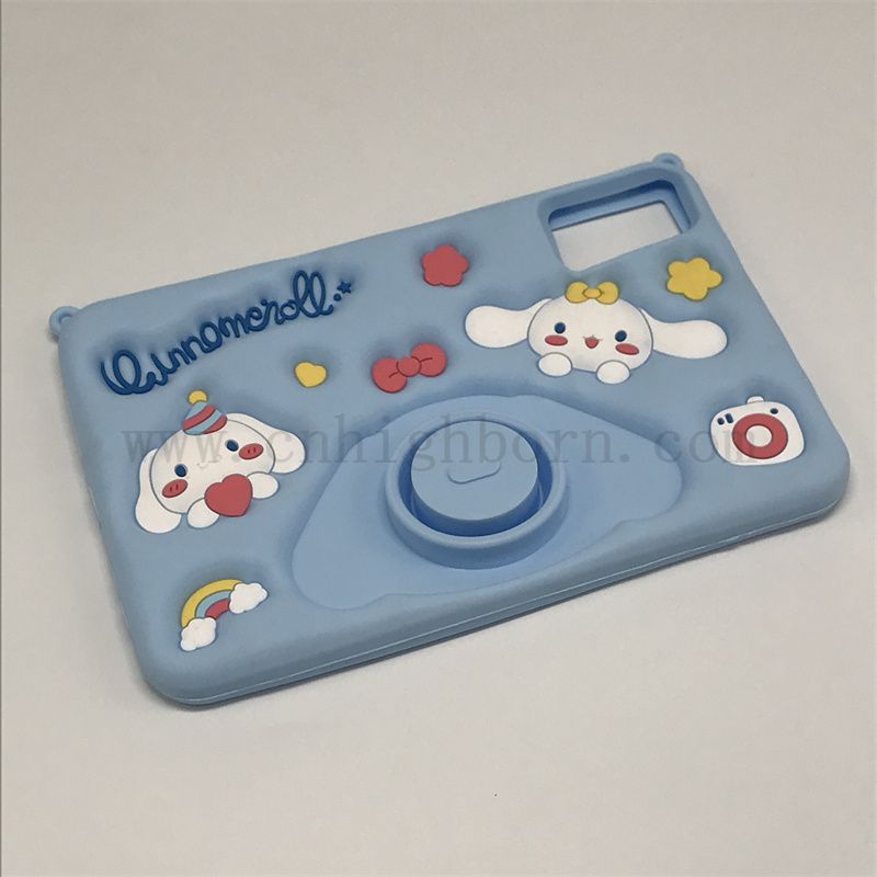 Couleur bleu silastic couvercle de protection en silicone en caoutchouc iPad 