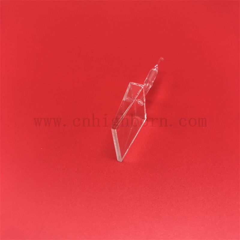 Cuvette en verre UV transparent élevé cellules d'écoulement de micro-quartz