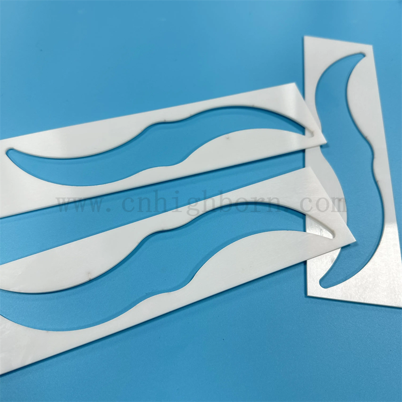 Résistance à l'usure de haute précision personnalisée ZRO2 Piece en céramique Laser Couper Plaque de zircone