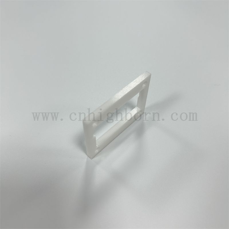 Isolant zircone bloc irrégulier de surface de polissage blanc zro2 plaque en céramique