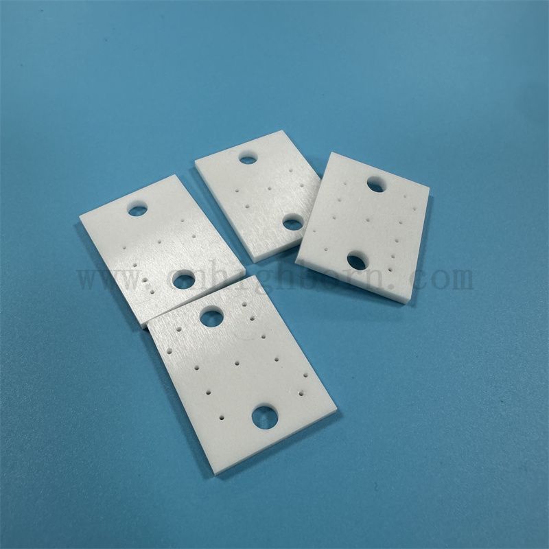 Isolateur zircone Carte irrégulière Haute dureté de surface de surface zro2 Plaque en céramique