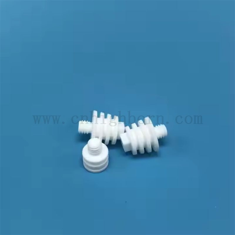 Pièces en céramique en verre machinable à haute précision Vis M4 Macor