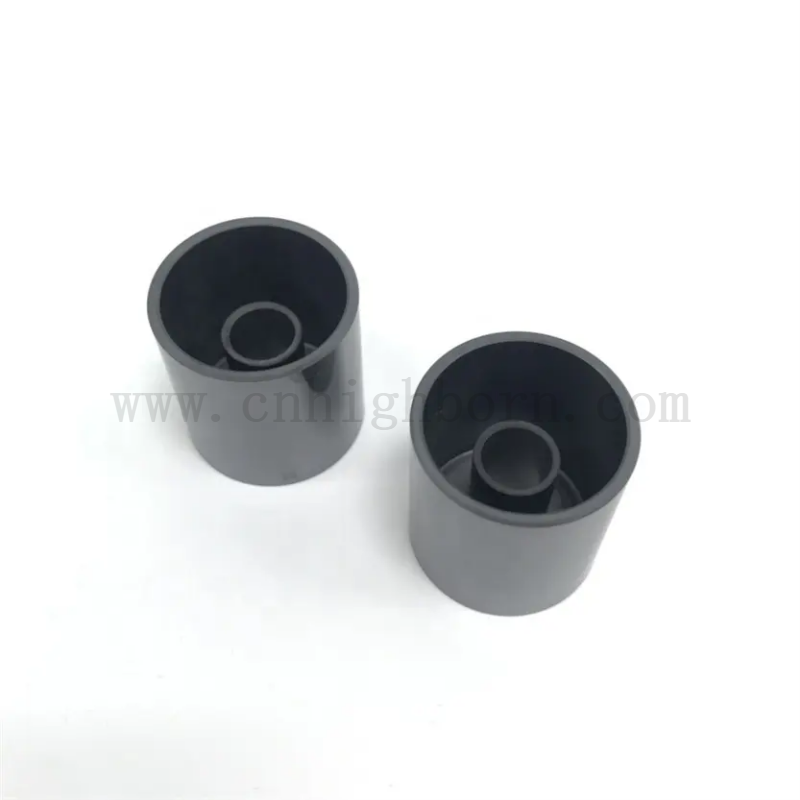 Vaporisateur d'herbe à herbe sèche SSIC personnalisée tasse en silicium en carbure de carbure de chauffage en céramique CUCIBILE