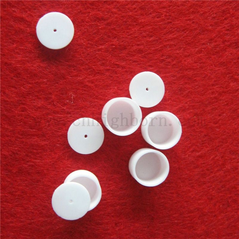 D6,8 x H4mm 99% AL2O3 Analyse thermique en céramique Crucible Alumine Chauffage de chauffage