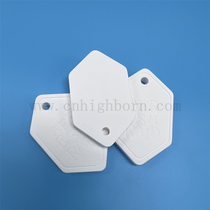 Logo personnalisé Hangable Gypsum Aromatherapy comprimés Plaque en céramique pour en pleine expansion du parfum 