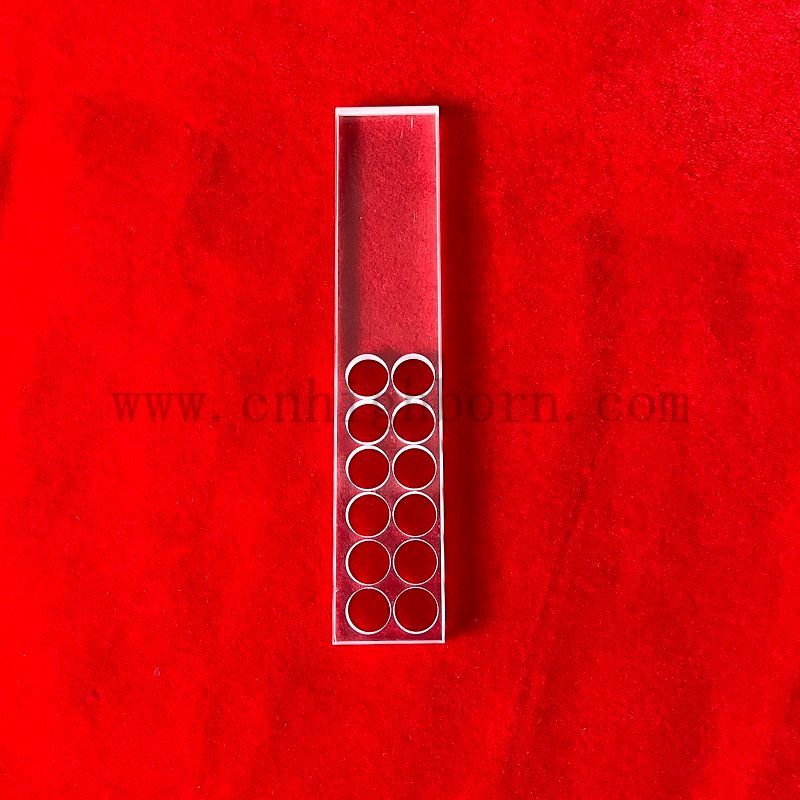 Plaque de quartz de silice fusionn&eacute;e