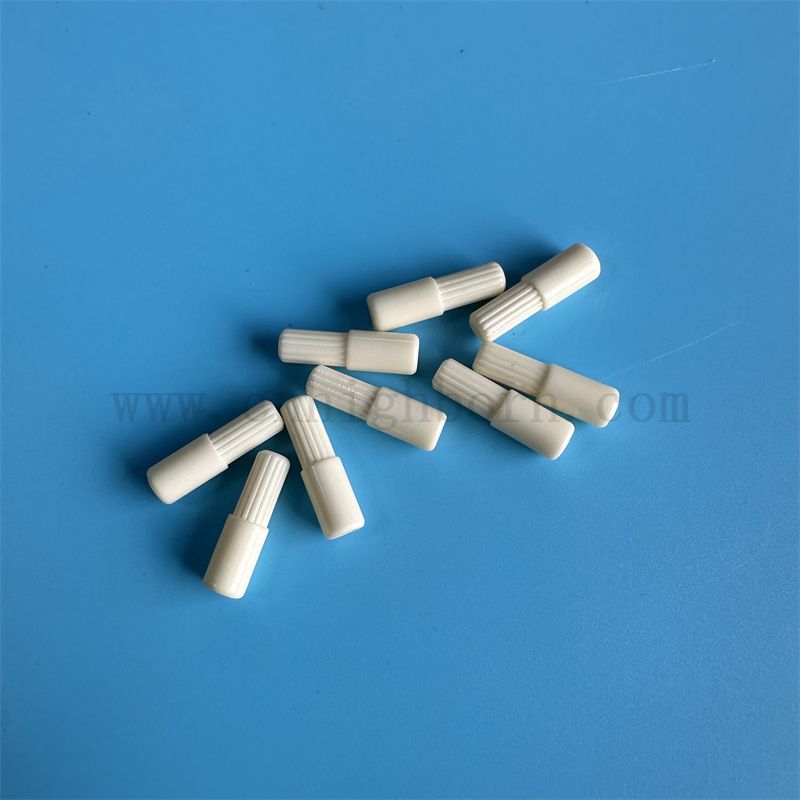 Pièces de tige de céramique d'alumine à 99% de haute précision personnalisée 99% AL2O3