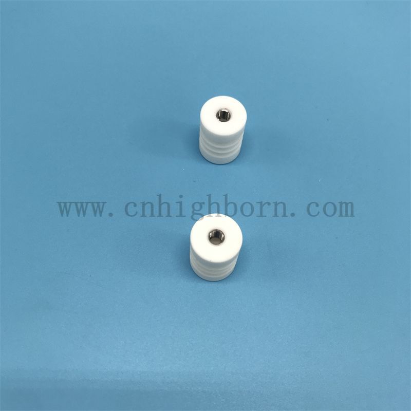 Barre de tube en céramique en verre en verre machinable à faible conductivité Macor Macor avec fil