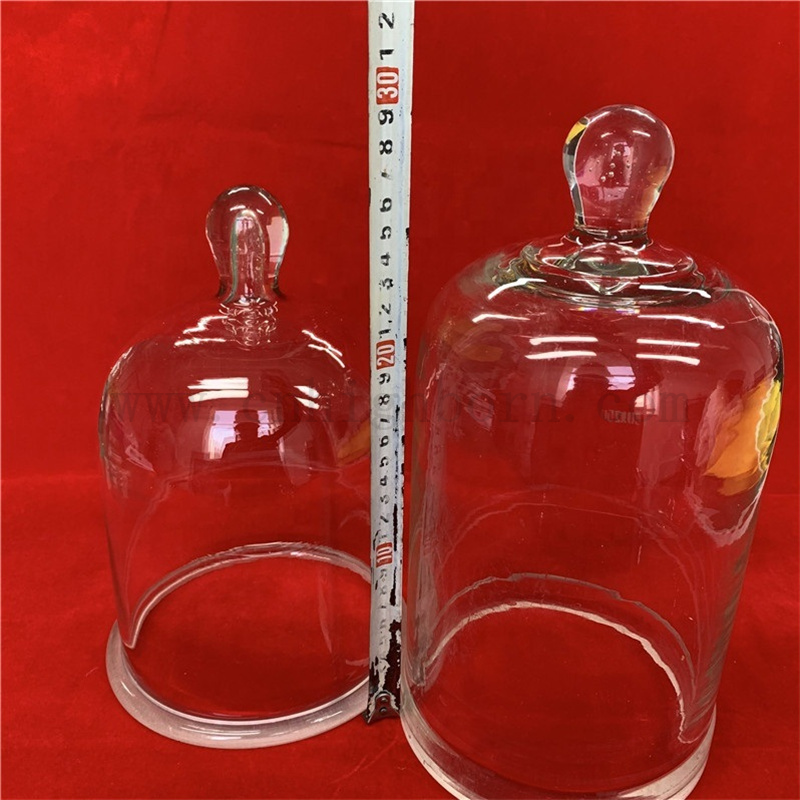 Haut-pureté claire couverture de bocal en verre en verre borosilicate