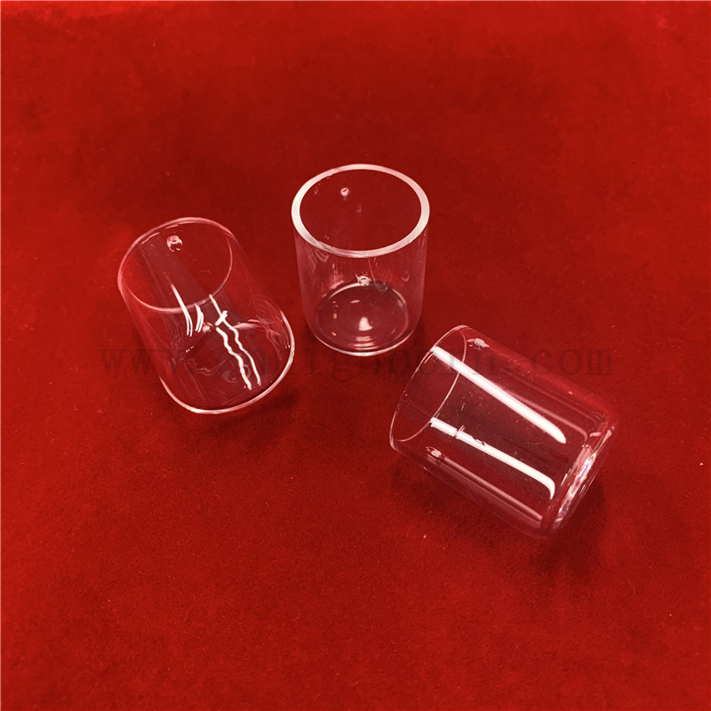 Forage au laser en verre transparent en verre rond Cerceau du cylindre