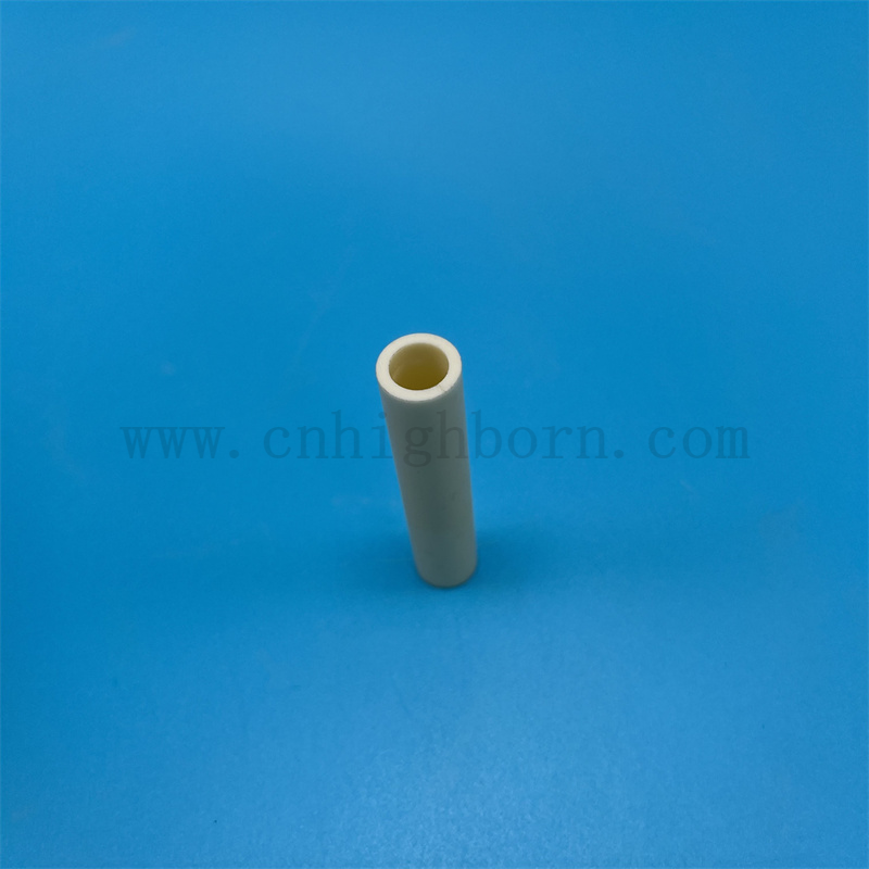 Résistance à l'usure AL2O3 Alumine Céramic Fil Guide Guide de tube Céramique Pipe de céramique