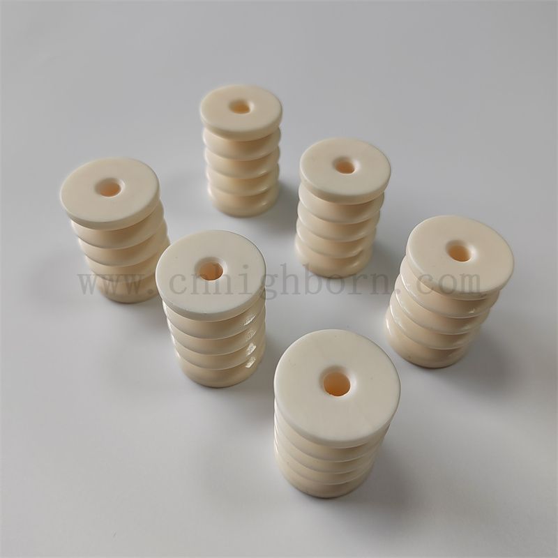 Textile en céramique en céramique Guide de fil à rouleau alumine en céramique Textile Machines de tapis