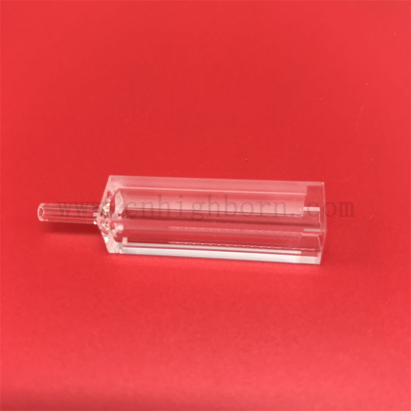Spectrophotomètre transparent en laboratoire Cuvette Micro Quartz