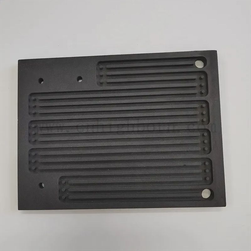 RBSIC / SISIC personnalisé Silicon Carbure Céramique Bipolar Plate SIC Board