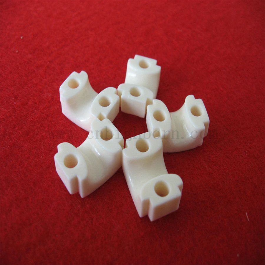 Accessoire de machine textile avec groove 5 mm Alumina Zirconia Guide de fil en céramique de tissage textile