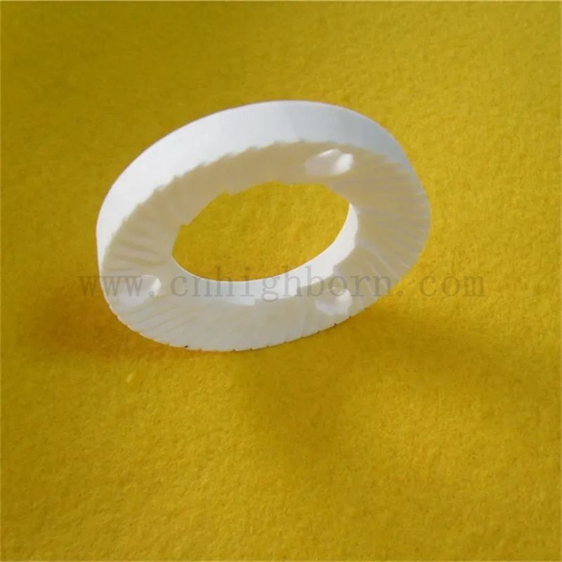 Personnalisé 99% AL2O3 Cerramic Friction Ring Grinder Part Alumina Coffee Burr