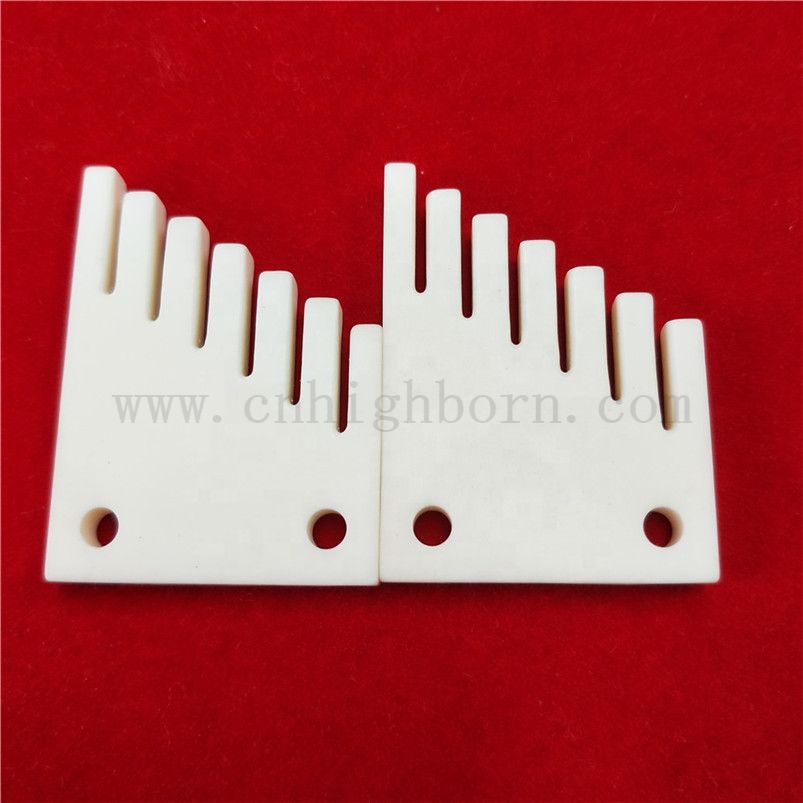 Précis 95% 99% AL2O3 Alumine Céramic Guide Textile Industry Part