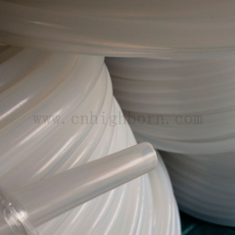 Pompe industrielle de tube en caoutchouc de silicone transparent inodore non toxique, tuyau en caoutchouc de silicone tuyau en caoutchouc tube en caoutchouc de silicone/tuyau en caoutchouc tube de rouleau de sable