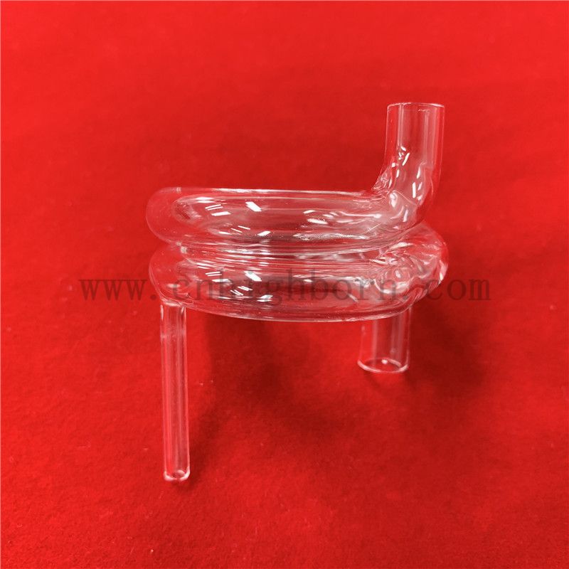 tuyau de quartz h&eacute;lico&iuml;dal