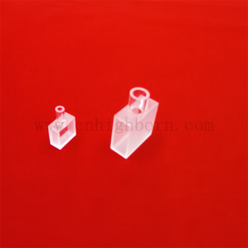 Résistance à la corrosion de logiciels micro-réaction Cuvette en verre de quartz UV transparent