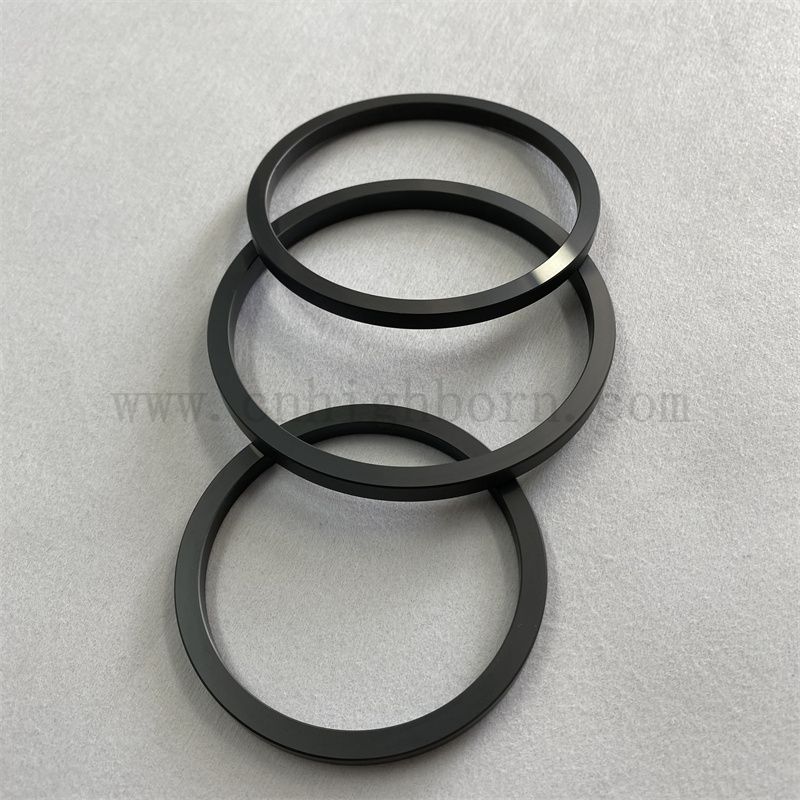  Résistance à l'usure personnalisée en silicium en carbure de scellage anneau en céramique sic