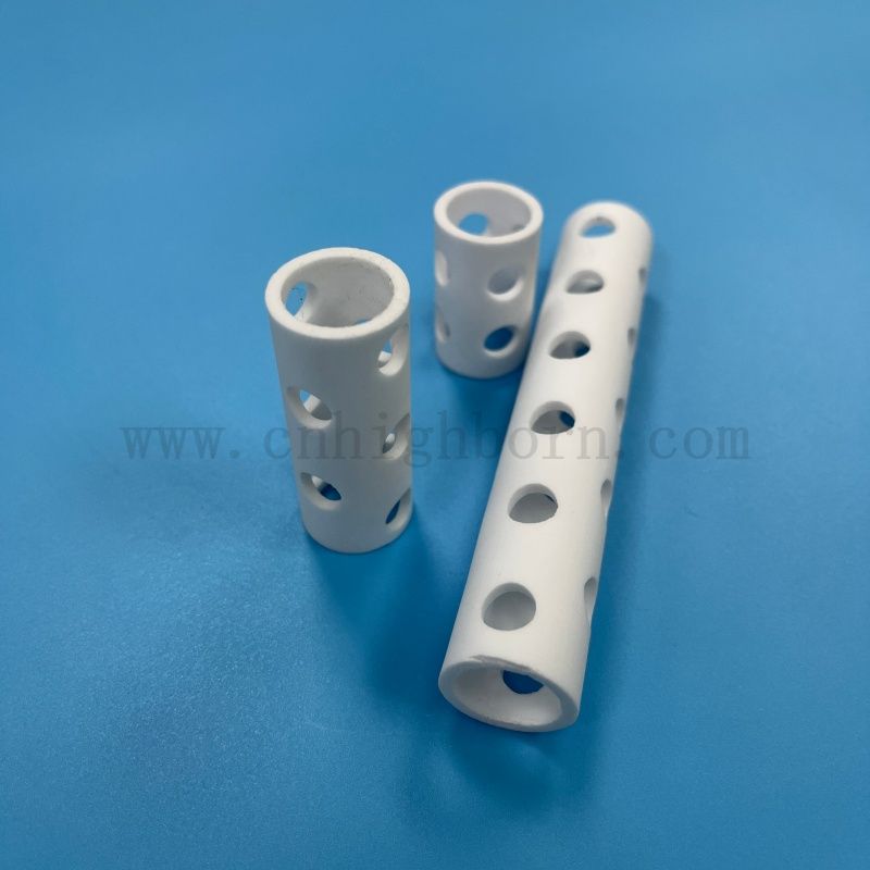 Tube de rayonnement en céramique de mullite réfractaire à haute température