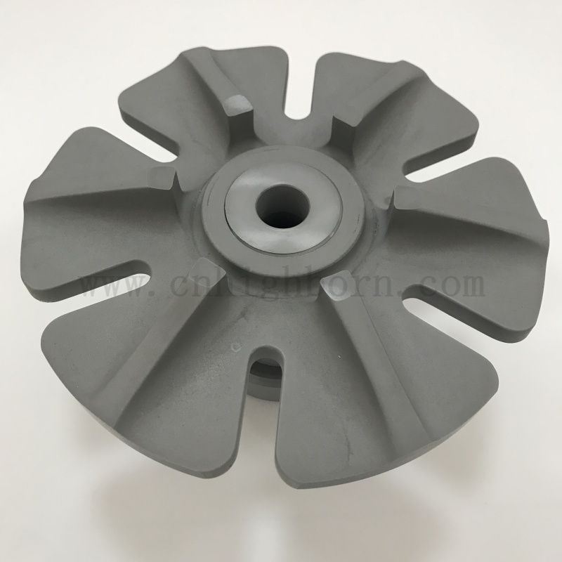  Roue à aubes en céramique à hautes températures du rotor Si3N4 de dégazage de nitrure de silicium