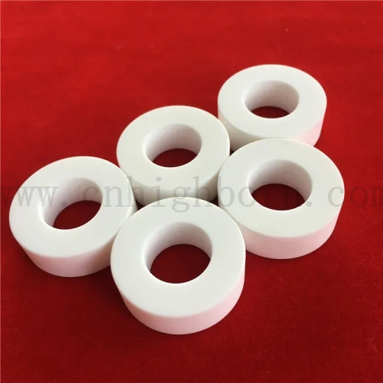 Anneau en céramique en verre machinable Macor non magnétique
