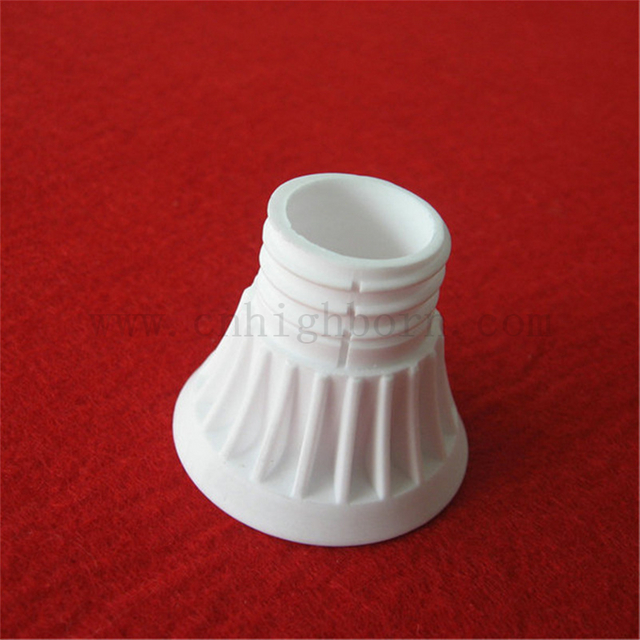 Le support de lampe en céramique d'alumine a personnalisé la lampe irrégulière Al2O3