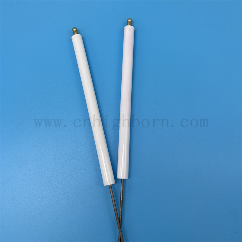 95 Alumine Ignit Ignitation Coupie à gaz Plaped Poêle AL2O3 ALLINGE DE CERAMIQUE