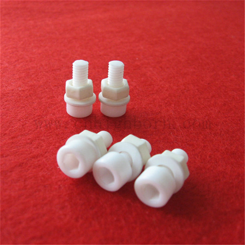 Vis en céramique zircone Boulon et écrou zro2 personnalisés personnalisés