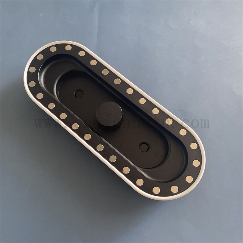  Tasse d'encre scellée avec anneau en céramique ZRO2 pour les pièces de machines d'impression de pad 