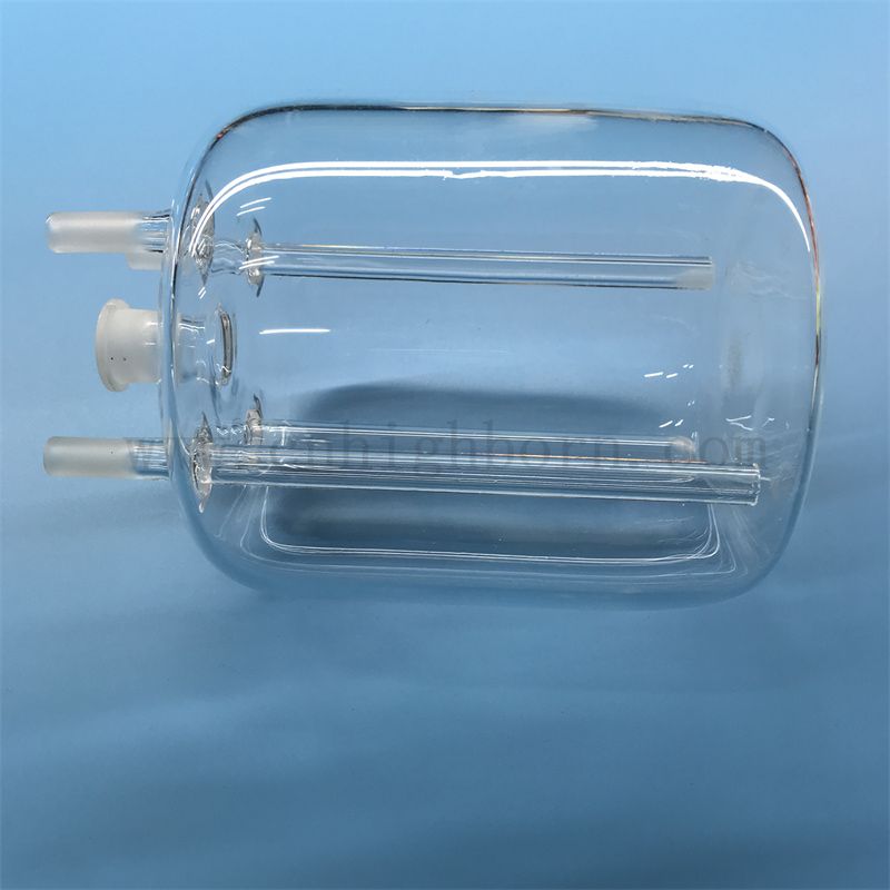Résistance à haute résistance à la température Transparente Réacteur en verre personnalisé