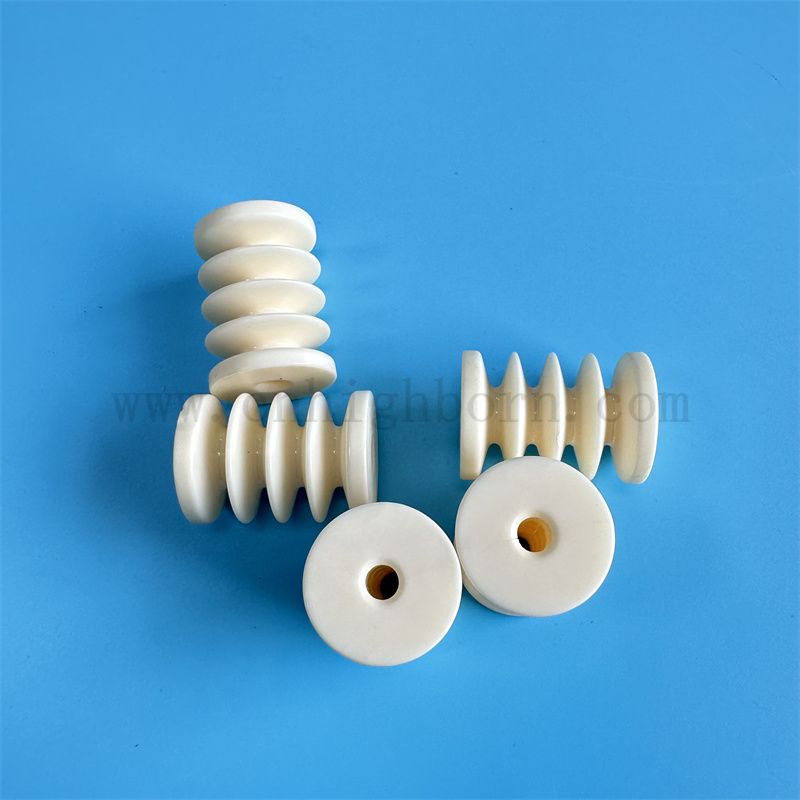Usure textile textile en céramique Guide d'alumine des œillets en céramique pour les pièces de rechange de machine à tricot circulaire