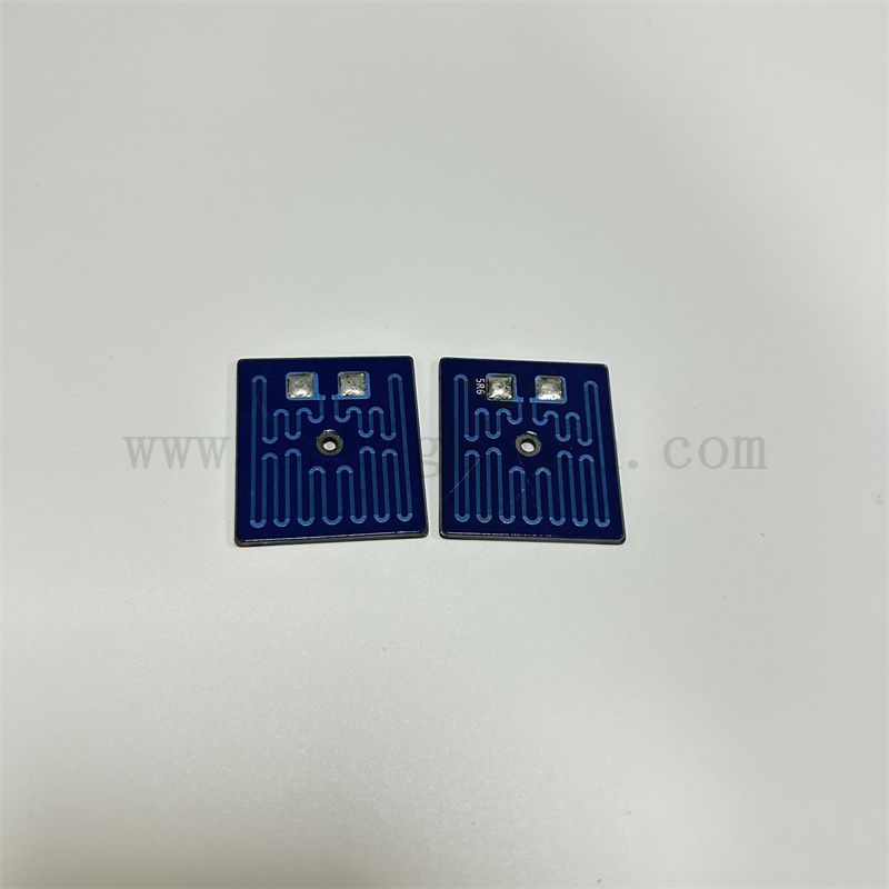 Haute précision 96% substrat de céramique en alumine épais résistante de film hybride intégré hybride