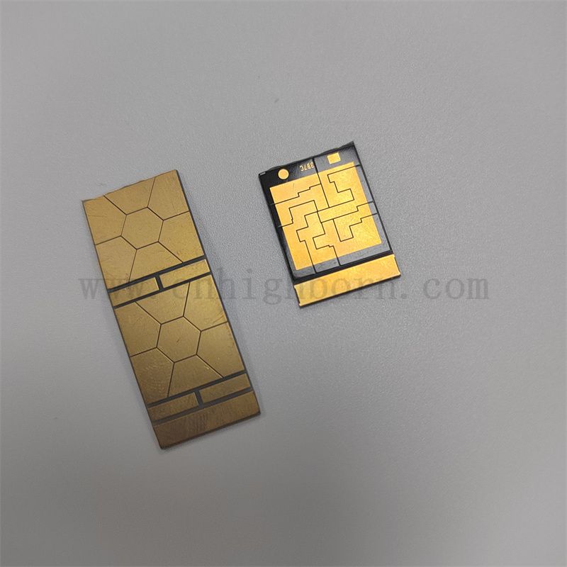 MO MN MN Alumina AL2O3 DBC DPC AMB substrat en céramique métallisé pour composant électronique