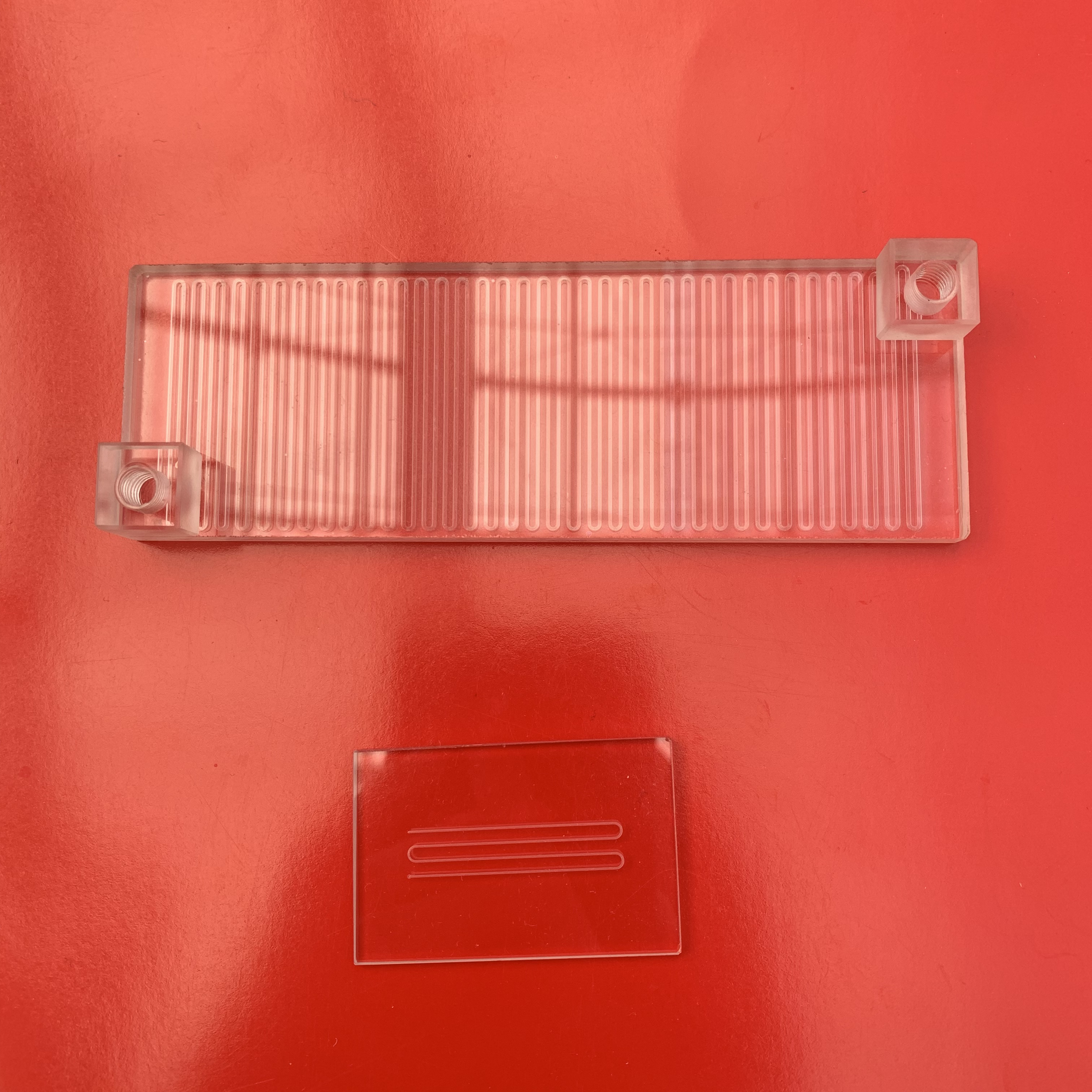 Laboratory UV Flow Cell Corrosion Resistance Optical Quartz Glass Cuvette