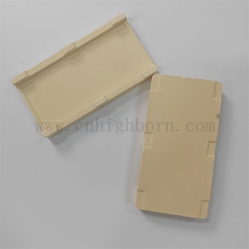Réfractaire Rectangulaire Zircone Ceramic Saggar Zro2 Ceramic Ceramic pour la fusion d'or