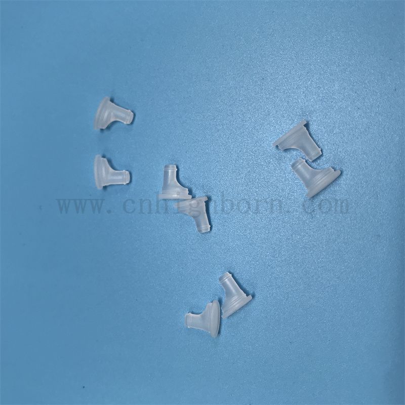 Pièces en caoutchouc en silicone transparent 