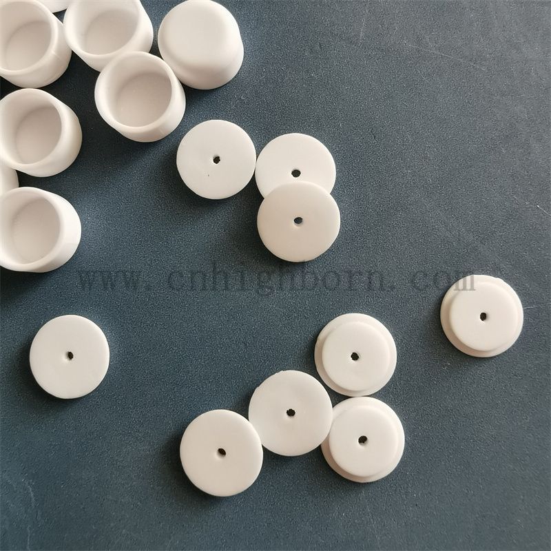 AL2O3 AL2O3 Cerramic Cricible Crucible Alumine Analyse thermique en céramique Small Pot avec couvercle