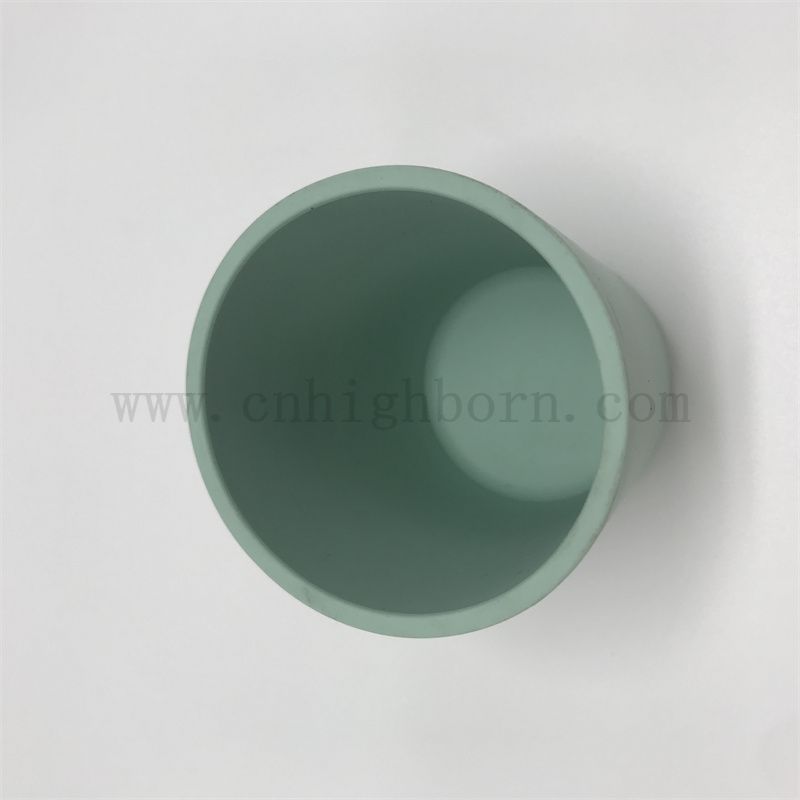 Bol à eau douce pliable incassable de gaspillement à plat en silicone portable tasse en caoutchouc silicone